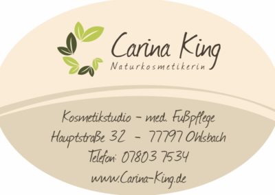 Naturkosmetikstudio Carina King | Ohlsbach